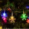 Sir lumini 20 LED Fulgi de zapada multicolor pe baterii 2m PHENOM