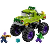 LEGO&reg; Marvel - Hulk in vehicul de teren contra lui Thanos 76312, 229 piese