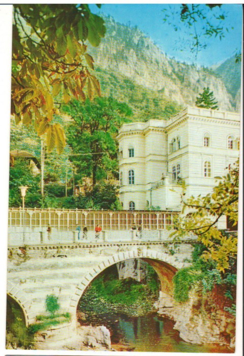 CPIB 16019 CARTE POSTALA - BAILE HERCULANE. POD PESTE CERNA