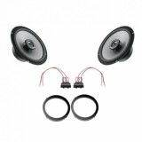 Pachet Difuzoare Auto Hertz Uno VW Beetle (2011-2018) Fata, 220W, Inele Adaptare + Conectori