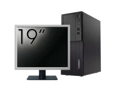 Pachet Second Hand Calculator LENOVO M710T Tower, Intel Core i3-6100 3.70GHz, 8GB DDR4, 256GB SSD, DVD-ROM + Monitor 19 Inch NewTechnology Media