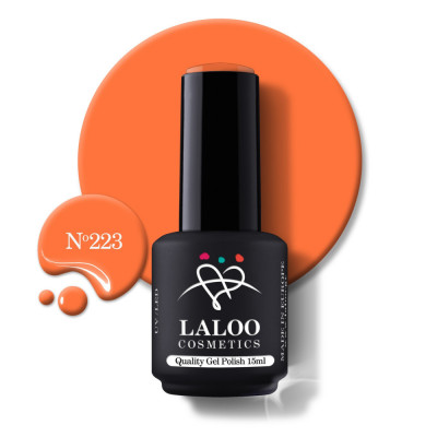 223 Orange Cora Neon | Laloo gel polish 15ml foto