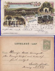 Bogda, Bogda Rigos (Timis) -Colaj, litografie 1898 - rara