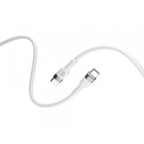 Cablu Date si Incarcare USB-C - USB-C Forever Flexible, 100W, 2m, Alb