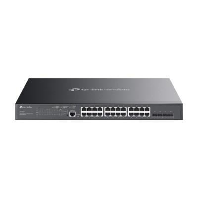 Switch 24 porturi PoE RJ45 Gigabit, 4 x SFP Gigabit, L2 Management, 1U - TP-Link Omada SG3428MP SafetyGuard Surveillance foto
