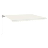 Cumpara ieftin Copertina electrica cu LED si senzor 5 x 3,5 m Crem