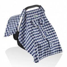 Parasolar BabyJem pentru scaun auto 0-13 kg Infant Cover Indigo