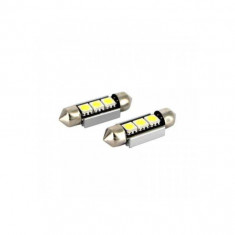 LED Sofit Plafoniera numar de inmatriculare 36mm CANBus CAN106 12V set 2buc Carguard