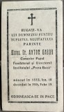 1936, Mons. Dr. Anton Gabor, Romania, camerier papal, fondatorul si dir Institutului Presa Buna, catolicism, Biserica Catolica/ Tamaseni / Iasi