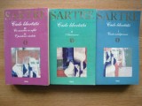 JEAN-PAUL SARTRE - CAILE LIBERTATII - 3 volume - rao (1999 - 2000)