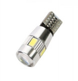 Led T10 6 SMD Canbus Lupa Premium Galben, General