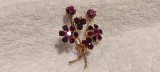 BROSA unica VIENEZA AUSTRIA 1900 manopera EXCEPTIONALA vintage DE EFECT superba