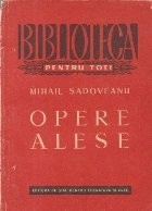 Opere alese, Volumul al III-lea (Mihail Sadoveanu, Editie 1952)