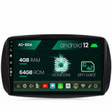 Cumpara ieftin Navigatie Smart For Two (2016-Prezent), Android 12, A-Octacore 4GB RAM + 64GB ROM, 9 Inch - AD-BGA9004+AD-BGRKIT412