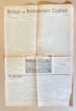 E545-ZIAR GERMAN VECHI 1925 BEILAGE von HEIDENHEIMER TAGBLATT.