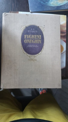 Evgheni Oneghin- Puskin, carte in lb rusa foto
