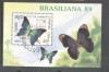Cambodia 1989 Brasiliana Butterflies Mi.B170 used TA.174, Nestampilat
