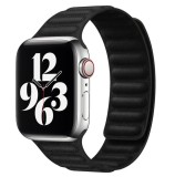 Cumpara ieftin Curea link magnetica, marca THD, compatibila Apple Watch 45 mm seria 9, Apple Watch SE 44 mm, marime universala, culoare negru