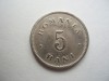 Moneda Romania 5 Bani 1900, Eroare de Batere - Matrita Crapata, Rara! L13.29