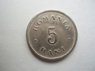 ROMANIA - 5 BANI 1900 , EROARE DE BATERE - MATRITA CRAPATA , L13.29 foto