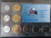 Seria completata monede - Slovenia 9 monede, Europa