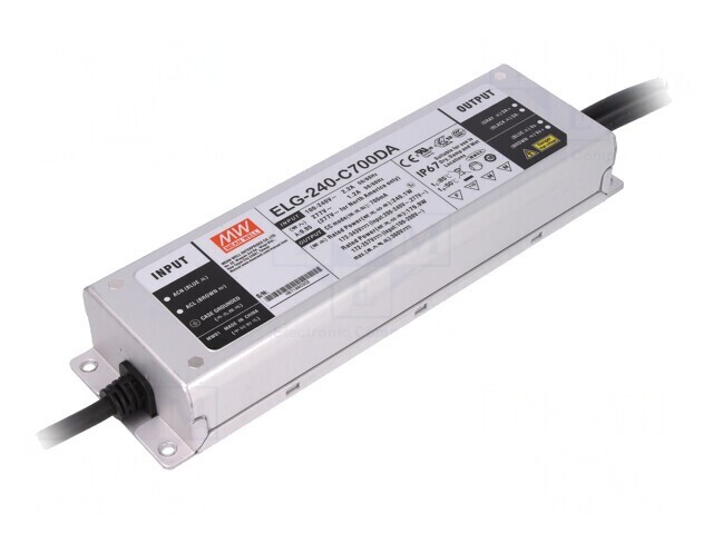 Alimentator LED 240W DALI 172-343VDC