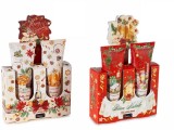Set cadou Craciun 4 creme maini, 2 pile unghii II cm 10 x 3 x 16 H,4 x 30 ml