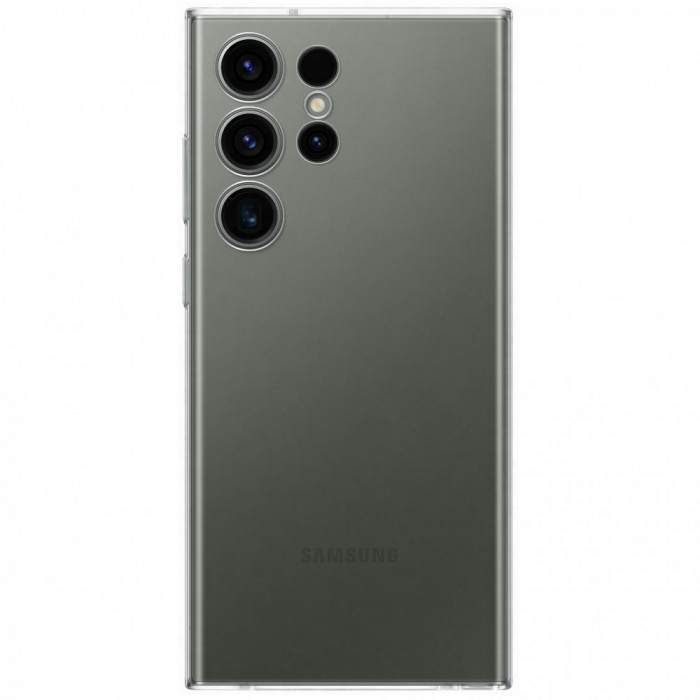 Husa spate Samsung EF-QS918CTEGWW, TPU transparent, pentru Samsung Galaxy S23 Ultra 5G