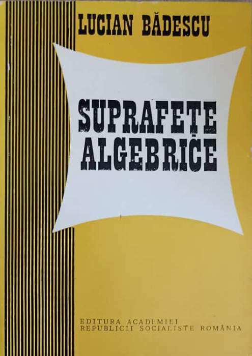 SUPRAFETE ALGEBRICE-LUCIAN BADESCU-228027
