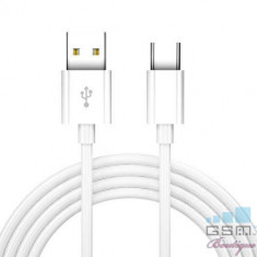 Cablu Date Si Incarcare USB Type C Samsung Huawei Nokia Asus Xiaomi Allview Alb foto