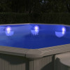 Lampă LED plutitoare de piscină, cu telecomandă, alb, vidaXL