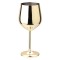 Pahar, pentru vin, Shiny Gold, otel inoxidabil, durabil si rezistent la coroziune, auriu, pentru un aspect elegant si sofisticat, 500 ml