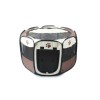 Tarc pentru caini sau pisici pliabil, exterior si interior, 114X114X58, Maro/Bej, Oem