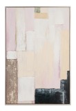Cumpara ieftin Tablou decorativ pictat manual canvas abstract Meldert 80x3,8x120h