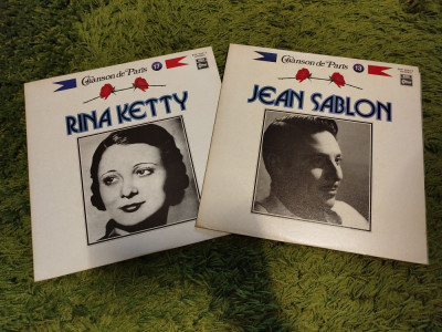 Pack 2 LP PRESE VINIL EDITII JAPONEZE (FIRST PRESS ) - Chanson De Paris (EX) foto