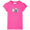 Tricou pentru copii, roz &icirc;nchis, 92 10464, vidaXL