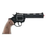 Jucărie Pistol Magnum Metal cu M&acirc;ner de Lemn, CMCLASS