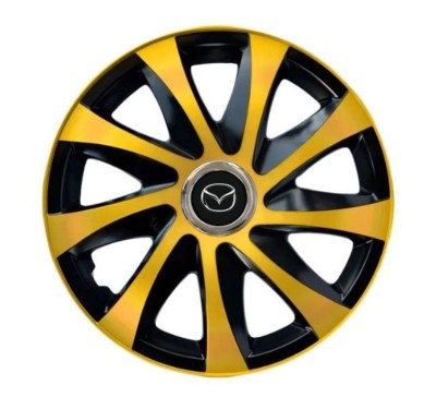 Set 4 capace roti Drift extra gold R15 pentru gama auto Mazda foto