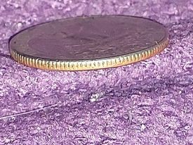 Moneda vintage colectie,Moneda George Washington de un sfert de dolar din 1990 foto