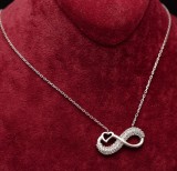Lantisor Cu Pandativ DIn Argint -- Infinity Love-- ARG151A, Argintboutique