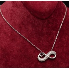 Lantisor Cu Pandativ DIn Argint -- Infinity Love-- ARG151A