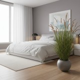 Planta artificiala decorativa coada de pisica, 150 cm, 26 tulpini