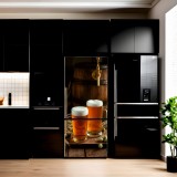 Sticker decorativ autoadeziv pentru frigider, 200x90cm &acirc; folie colorat&Auml; orajet, ideal&Auml; pentru mobilier &Egrave;i u&Egrave;i