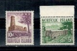 Norfolk Island 1961 - Uzuale, constructii, serie neuzata