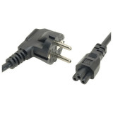 Cablu alimentare retea pentru laptop,surse alimentare, conector 3 pini (trifoi), maxim 150W