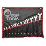 Set chei combinate 6-22 mm, 12 piese, cu husa textila TOP TOOLS