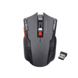 Cumpara ieftin Mouse Nou pentru Gaming, 2.4GHz Wireless, 1600dpi, 6 Butoane, Negru-Gri NewTechnology Media