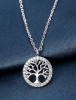 Lantisor din Argint 925 Copacul vietii - Tree of Life - ALCA Fine Jewelry