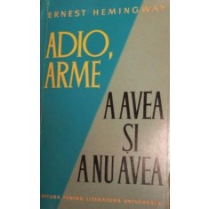 ADIO , ARME * A AVEA SI A NU AVEA