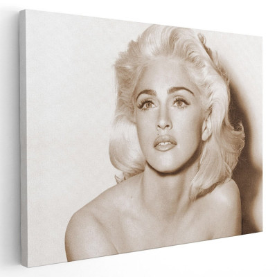Tablou afis Madonna cantareata 2336 Tablou canvas pe panza CU RAMA 50x70 cm foto